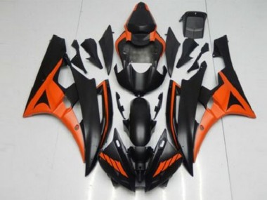 Yamaha R6 06-07 Verkleidung - Orange Schwarz
