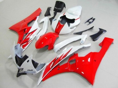 Yamaha R6 06-07 Verkleidung & Plastik - Rot Weiß