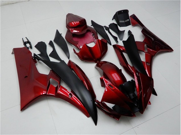 Yamaha R6 06-07 Verkleidung - Rot Schwarz Yamaha R6 06-07 Verkleidung - Rot Schwarz