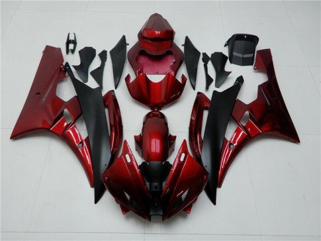 Yamaha R6 06-07 Verkleidung - Rot Schwarz Yamaha R6 06-07 Verkleidung - Rot Schwarz