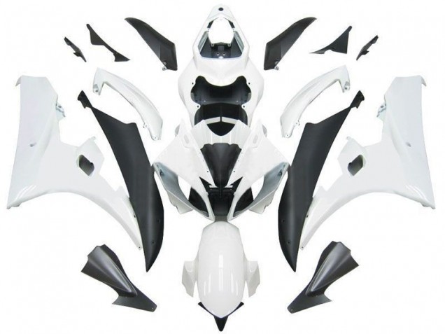 Yamaha R6 06-07 Verkleidung - Weiß Schwarz Yamaha R6 06-07 Verkleidung - Weiß Schwarz