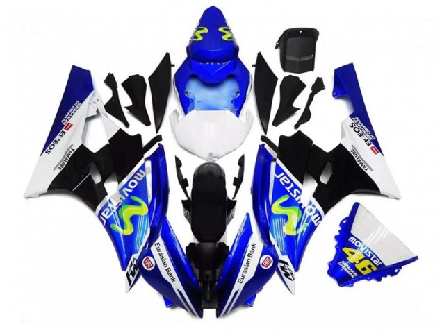 Yamaha R6 06-07 Verkleidungen - Blau Schwarz Weiß Yamaha R6 06-07 Verkleidungen - Blau Schwarz Weiß