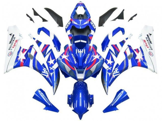 Yamaha R6 06-07 Verkleidungen - Blau Star Fiat Yamaha R6 06-07 Verkleidungen - Blau Star Fiat