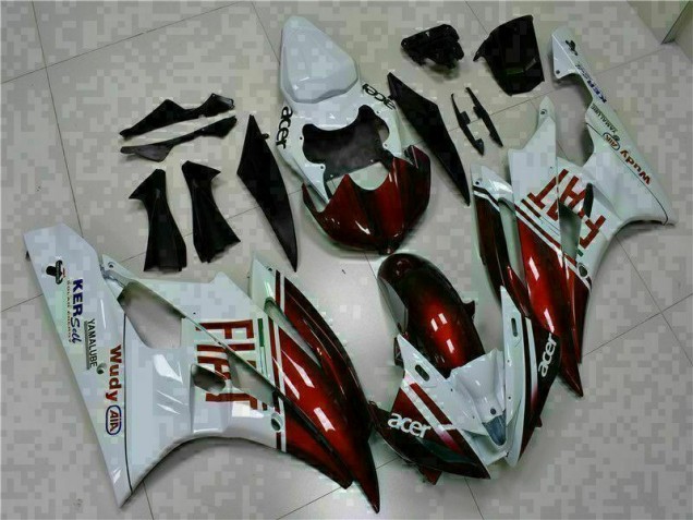 Yamaha R6 06-07 Verkleidungen - Braun Weiß Yamaha R6 06-07 Verkleidungen - Braun Weiß