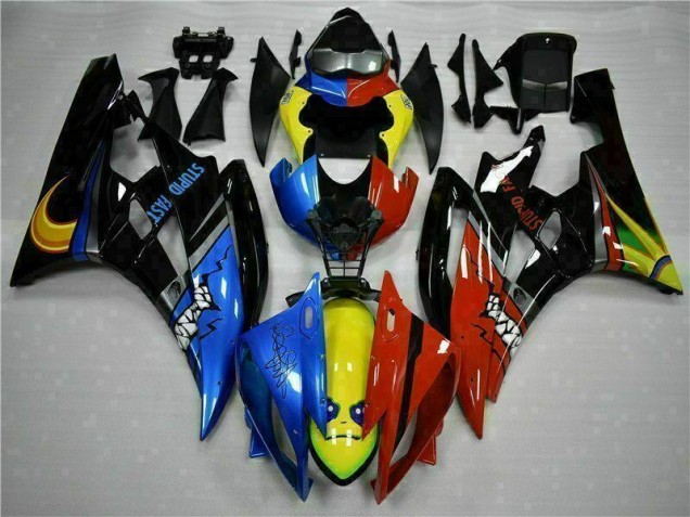 Yamaha R6 06-07 Verkleidungen - Gelb Blau Rot Yamaha R6 06-07 Verkleidungen - Gelb Blau Rot