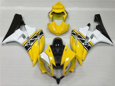 Yamaha R6 06-07 Verkleidungen - Gelb Weiß Schwarz
