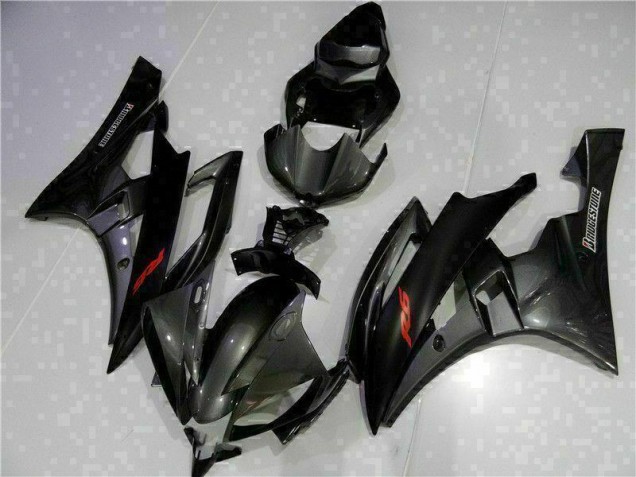 Yamaha R6 06-07 Verkleidungen - Grau Schwarz Yamaha R6 06-07 Verkleidungen - Grau Schwarz