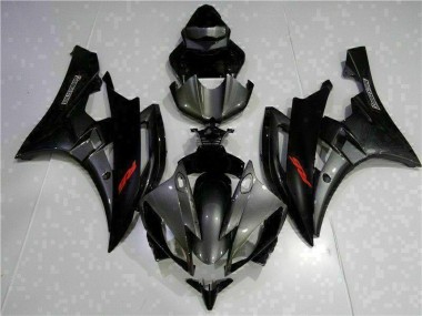 Yamaha R6 06-07 Verkleidungen - Grau Schwarz