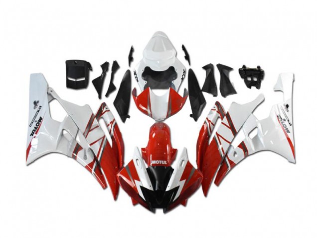Yamaha R6 06-07 Verkleidungen Komplett Sets - Rot Weiß Yamaha R6 06-07 Verkleidungen Komplett Sets - Rot Weiß