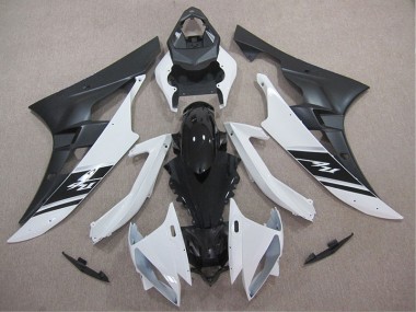 Yamaha R6 06-07 Verkleidungen Komplett Sets - Weiß Schwarz
