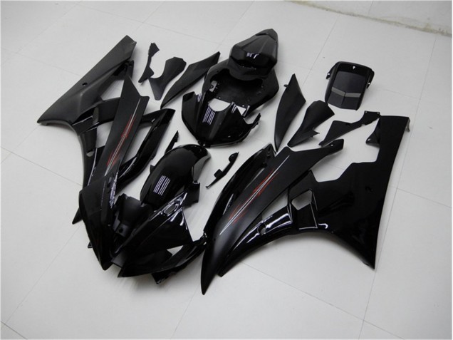 Yamaha R6 06-07 Verkleidungen - Matt schwarz Glänzend Yamaha R6 06-07 Verkleidungen - Matt schwarz Glänzend