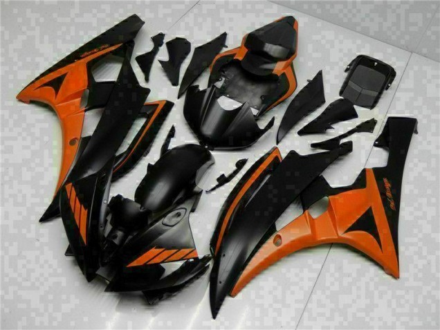 Yamaha R6 06-07 Verkleidungen - Orange Schwarz Yamaha R6 06-07 Verkleidungen - Orange Schwarz