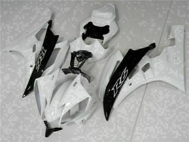 Yamaha R6 06-07 Verkleidungen & Plastik - Weiß Schwarz Yamaha R6 06-07 Verkleidungen & Plastik - Weiß Schwarz