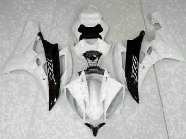 Yamaha R6 06-07 Verkleidungen & Plastik - Weiß Schwarz