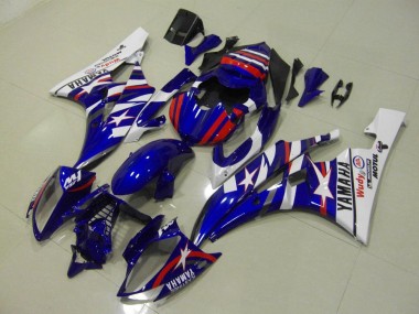 Yamaha R6 06-07 Verkleidungen - Rot Blau Stern