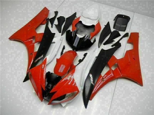 Yamaha R6 06-07 Verkleidungen - Rot Schwarz Yamaha R6 06-07 Verkleidungen - Rot Schwarz