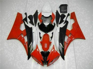 Yamaha R6 06-07 Verkleidungen - Rot Schwarz