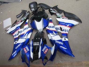 Yamaha R6 06-07 Verkleidungen - Weiß Blau Sterilgarda Volvo