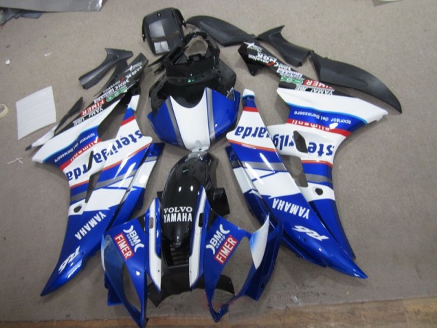 Yamaha R6 06-07 Verkleidungen - Weiß Blau Sterilgarda Volvo Yamaha R6 06-07 Verkleidungen - Weiß Blau Sterilgarda Volvo