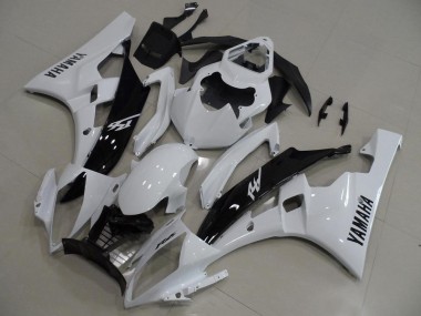 Yamaha R6 06-07 Verkleidungen - Weiß Und Schwarz