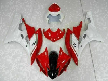 Yamaha R6 06-07 VollVerkleidungen & Plastik - Rot Weiß