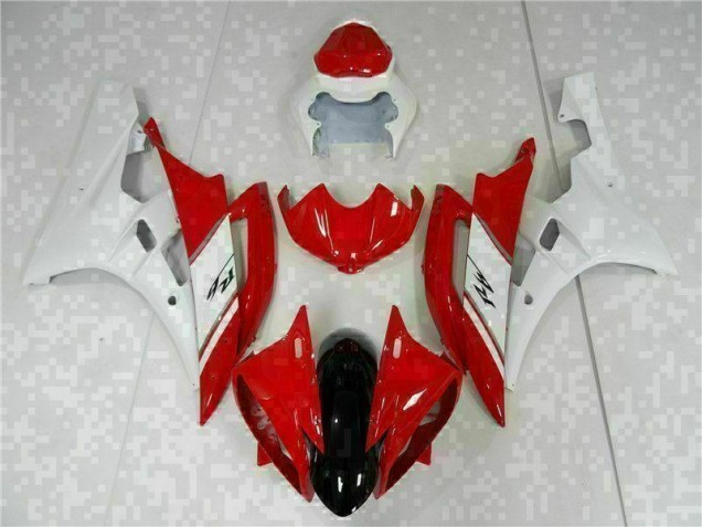 Yamaha R6 06-07 VollVerkleidungen & Plastik - Rot Weiß