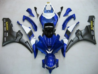 Yamaha R6 06-07 Vollverkleidung - Blau Schwarz