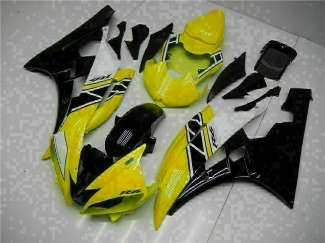 Yamaha R6 06-07 Vollverkleidung - Gelb Schwarz Yamaha R6 06-07 Vollverkleidung - Gelb Schwarz