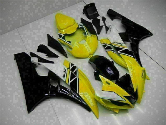Yamaha R6 06-07 Vollverkleidung - Gelb Schwarz Yamaha R6 06-07 Vollverkleidung - Gelb Schwarz