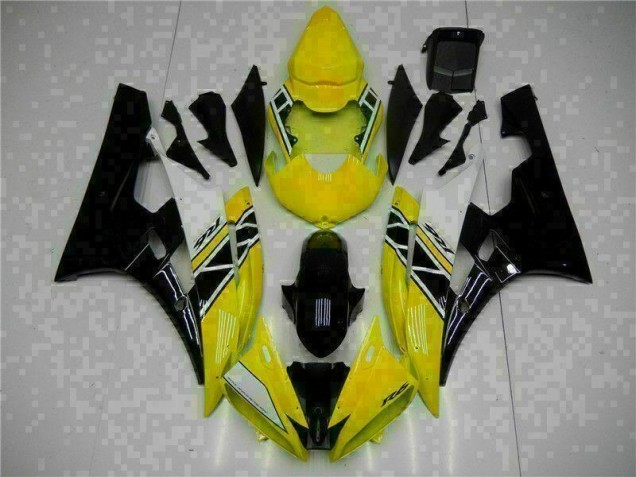 Yamaha R6 06-07 Vollverkleidung - Gelb Schwarz Yamaha R6 06-07 Vollverkleidung - Gelb Schwarz