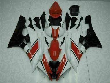 Yamaha R6 06-07 Vollverkleidung - Rot Weiß