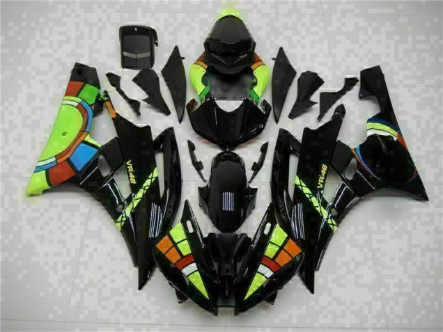 Yamaha R6 06-07 Vollverkleidung - Schwarz Yamaha R6 06-07 Vollverkleidung - Schwarz