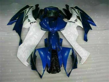 Yamaha R6 06-07 Vollverkleidung - Weiß Blau