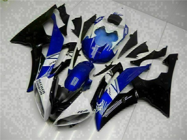Yamaha R6 08-16 Verkleidung - Blau Schwarz
