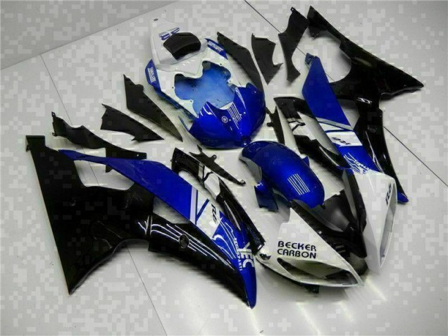 Yamaha R6 08-16 Verkleidung - Blau Schwarz