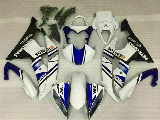 Yamaha R6 08-16 Verkleidung - Blau Weiß Blau Weiß ENEOS
