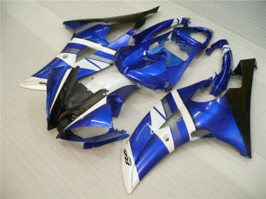 Yamaha R6 08-16 Verkleidung - Blau Weiß Schwarz