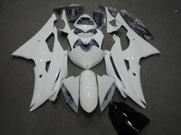 Yamaha R6 08-16 Verkleidung & Plastik - Weiß