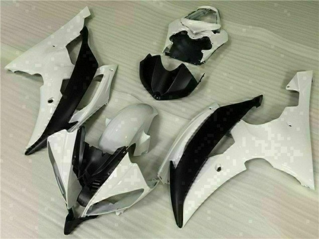 Yamaha R6 08-16 Verkleidung & Plastik - Weiß Schwarz