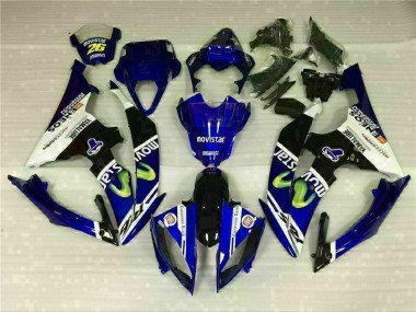 Yamaha R6 08-16 Verkleidung - Weiß Blau