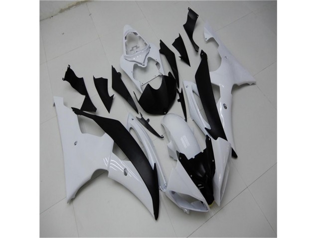 Yamaha R6 08-16 Verkleidung - Weiß Schwarz