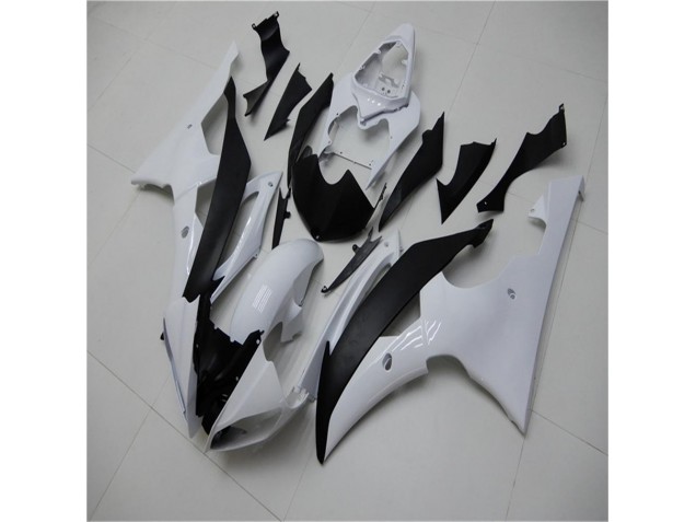 Yamaha R6 08-16 Verkleidung - Weiß Schwarz
