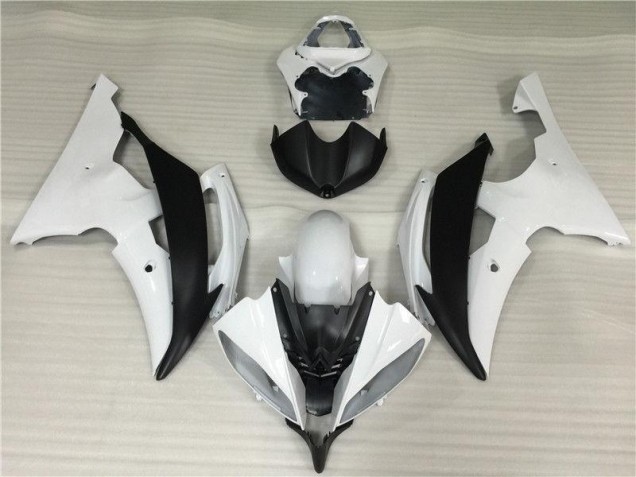 Yamaha R6 08-16 Verkleidung - Weiß Schwarz