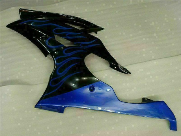 Yamaha R6 08-16 Verkleidungen - Blau Flamme Schwarz