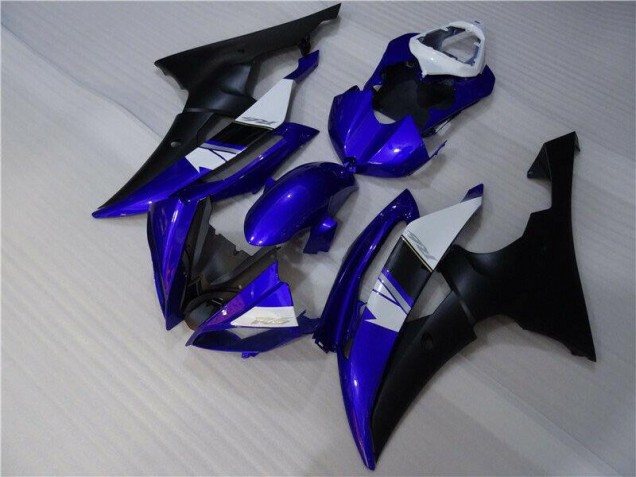 Yamaha R6 08-16 Verkleidungen - Blau Schwarz