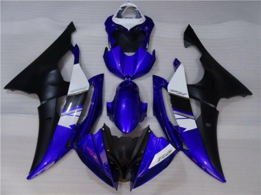 Yamaha R6 08-16 Verkleidungen - Blau Schwarz