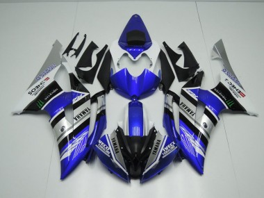 Yamaha R6 08-16 Verkleidungen - Blau Weiß ENEOS Monster