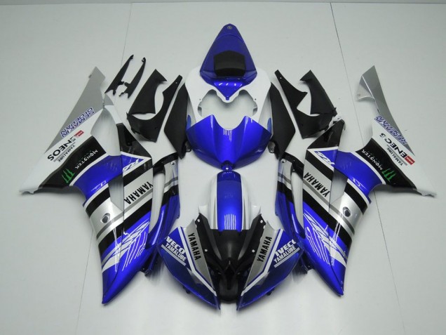 Yamaha R6 08-16 Verkleidungen - Blau Weiß ENEOS Monster
