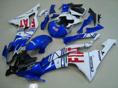 Yamaha R6 08-16 Verkleidungen - Blau Weiß Rot Fiat