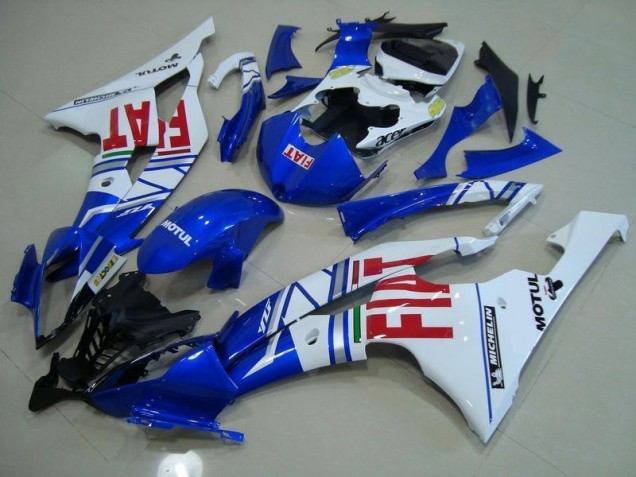 Yamaha R6 08-16 Verkleidungen - Blau Weiß Rot Fiat